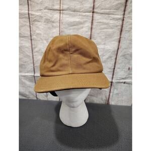 Vintage Winter Duck Cap Brown Made In USA Size M Earflaps